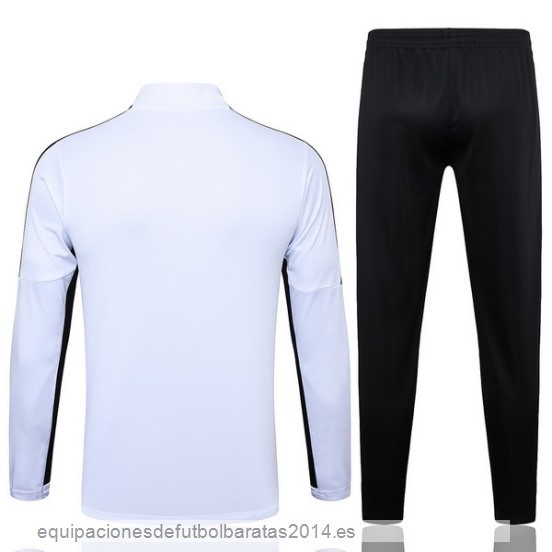 Nuevo Conjunto Completo Sudadera Entrenamiento Paris Saint Germain 23/24 Blanco Negro Baratas